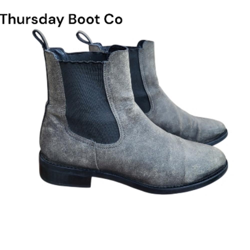 Thursday Boot Company DUCHESS Gray Chelsea Ankle Boot Bootie Barn Shoe Women 9.5
